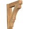 Ekena Millwork Balboa Rough Sawn Arts and Crafts Outlooker, Western Red Cedar, 6"W x 24"D x 28"H OUT06X24X28BOA03RWR - alternate 1